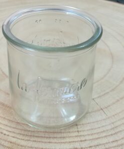 Location lot 15 pots yaourt bougeoir verre photophore