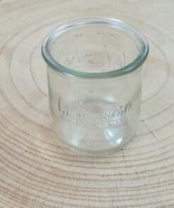 Location lot 15 pots yaourt bougeoir verre photophore