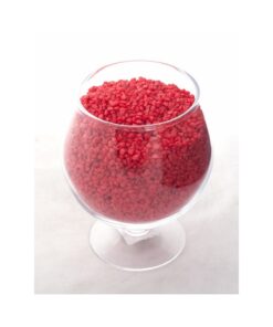 Seau granulats pierres ROUGE remplissage vase mariage