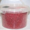 Seau granulats pierres ROUGE remplissage vase mariage