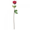 Location FLEUR Rouge artificielle rose sur tige H50cm