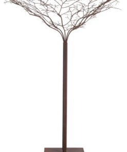Arbre géant en métal brun rouille à la Location 1M80