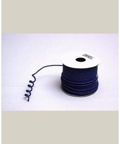 Cordon fil ruban bleu marine laitonné 20 M