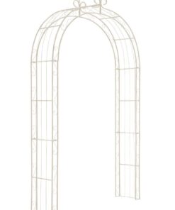 Location arche arrondie crème métal cérémonie mariage