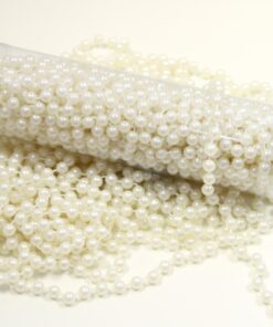 Collier guirlandes de perles ivoire 10M