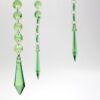 Location guirlande de perles diamant VERT 50cm