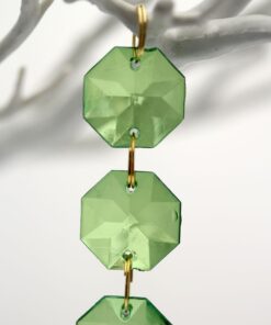 Location guirlande de perles diamant VERT 50cm