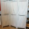 Location paravent en bois tissu lin