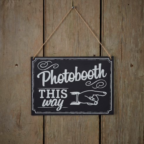 Location Panneau directionnel coin photobooth Location Panneau directionnel coin photobooth