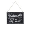 Location Panneau directionnel coin photobooth