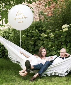 Le ballon géant mariage Love is in the air