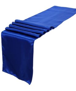Location chemin de table bleu roi