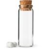 Petite bouteille en verre avec bouchon bouchon 6pc