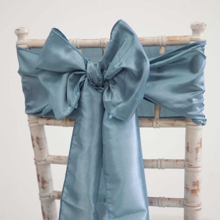 Mariage bleu dusty blue Location noeud chaise Mariage bleu dusty blue Location noeud chaise