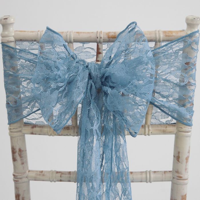 Mariage bleu dusty blue Location noeud chaise Mariage bleu dusty blue Location noeud chaise