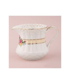 LOCATION 4 tasses vintage vase pot lait mariage Alice