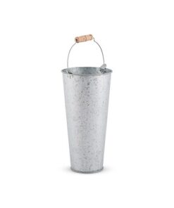 LOCATION seau vase galvanisé poignée 2pc