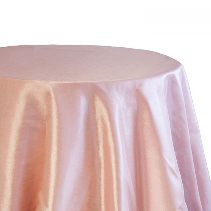 Location nappe rose blush taffetas 330cm Location nappe rose blush taffetas 330cm