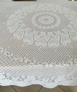 Location nappe ronde en dentelle bohème 1M50