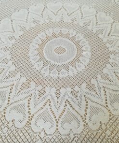 Location nappe ronde en dentelle bohème 1M50