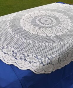 Location nappe ronde en dentelle bohème 1M50