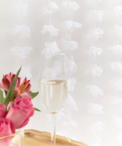 location arrière-Plan rideau floral mariage 1M80