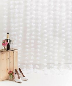 location arrière-Plan rideau floral mariage 1M80