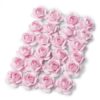 24 roses fleurs roses 1,3cm
