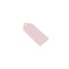 24 ETIQUETTES PERFOREES ROSE POUDRE 5X2CM