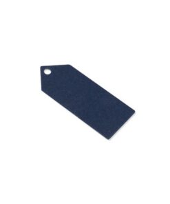 24 ETIQUETTES PERFOREES BLEU MARINE 5X2CM