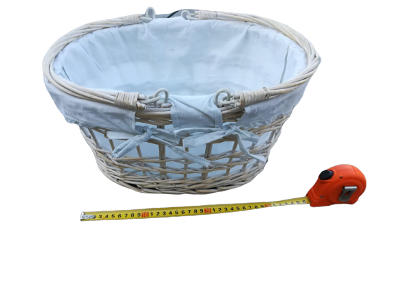 Location corbeille panier rotin naturel blanc vieilli Location corbeille panier rotin naturel blanc vieilli
