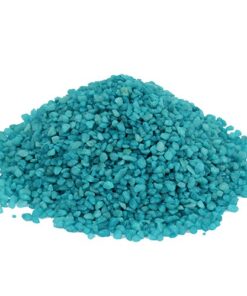 Seau de gravier caillou granulats bleu turquoise 2,5L