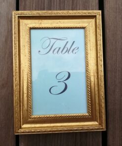 Location cadre photo doré 10x15cm table voeux mariage