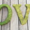 Location lettres LOVE en mousse végétale H30cm
