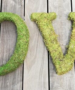Location lettres LOVE en mousse végétale H30cm
