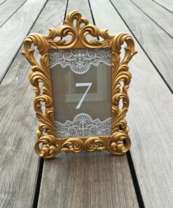 Location cadre photo baroque doré marque table