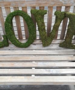 Location lettres LOVE en mousse végétale H30cm
