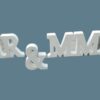 Location lettres Mr & Mme en bois Monsieur Madame