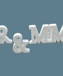 Location lettres Mr & Mme en bois Monsieur Madame