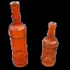 Location 2 bouteille vintage vase couleur orange