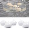 24 Bougie flottante blanche