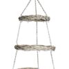 Location couronne en rotin à étages pour suspension décoration