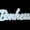Location lettres BONHEUR en bois blanc