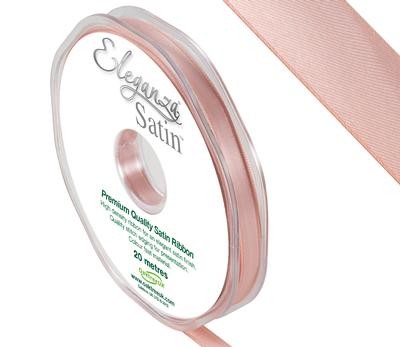 Ruban fin en satin rose gold cuivré 6mm x 20M Ruban fin en satin rose gold cuivré 6mm x 20M