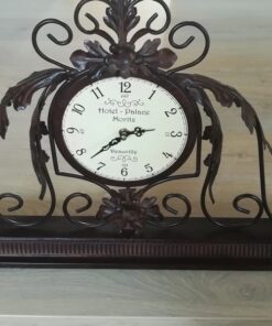 LOCATION horloge de table rétro vintage métal
