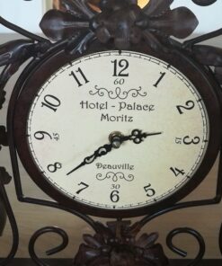 LOCATION horloge de table rétro vintage métal