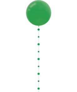 5 ballons baudruche en latex vert sapin