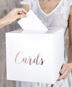 Tirelire mariage CARDS rose gold