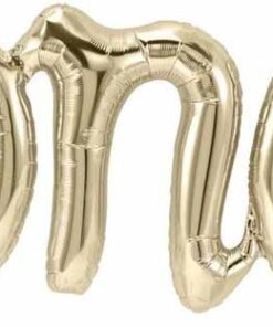 Ballon ONE or blanc premier anniversaire