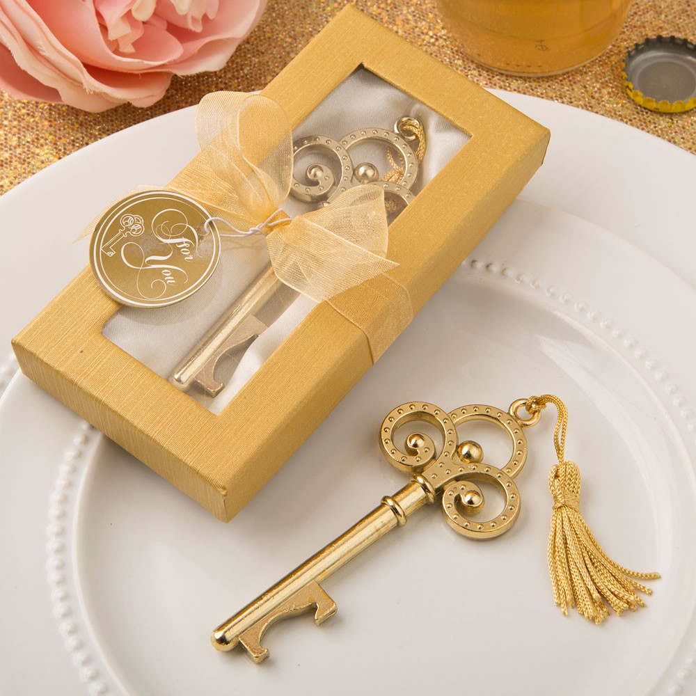 Clé vintage dorée gold décapsuleur cadeau Clé vintage dorée gold décapsuleur cadeau